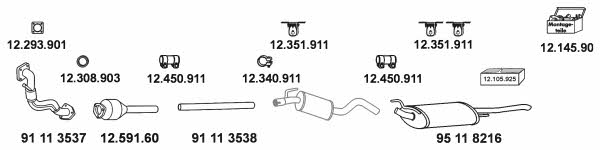  12_425 Exhaust system 12425