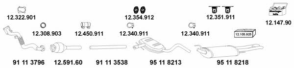 Eberspaecher 12_430 Exhaust system 12430