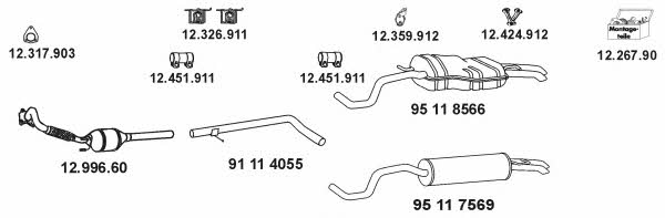 Eberspaecher 12_501 Exhaust system 12501