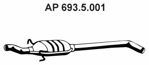 Eberspaecher 693.5.001 Central silencer 6935001