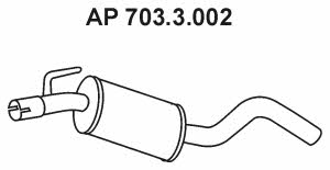 Eberspaecher 703.3.002 Central silencer 7033002