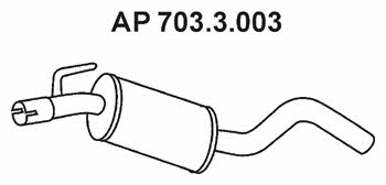 Eberspaecher 703.3.003 Central silencer 7033003