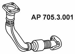 Eberspaecher 705.3.001 Exhaust pipe 7053001