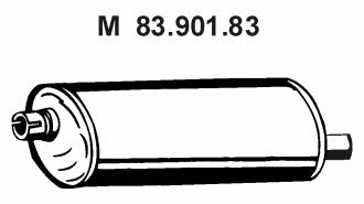 Eberspaecher 83.901.83 Central silencer 8390183