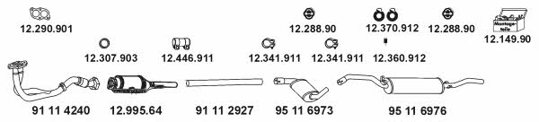 Eberspaecher 12_614 Exhaust system 12614