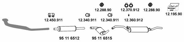 Eberspaecher 12_631 Exhaust system 12631