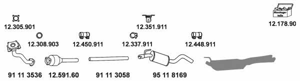  12_718 Exhaust system 12718