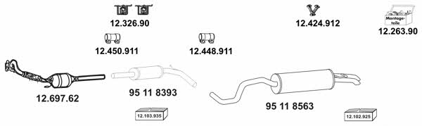 Eberspaecher 12_754 Exhaust system 12754