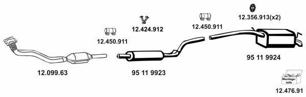  12_823 Exhaust system 12823