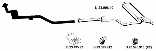  232216 Exhaust system 232216