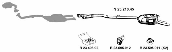  232277 Exhaust system 232277