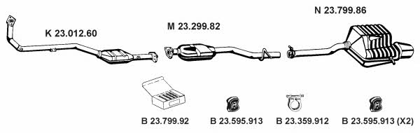  232302 Exhaust system 232302