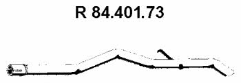 Eberspaecher 84.401.73 Exhaust pipe 8440173