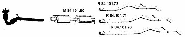  842018 Exhaust system 842018