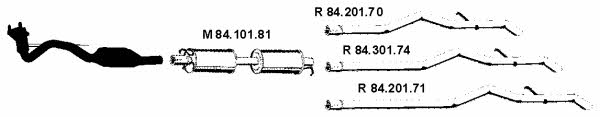  842022 Exhaust system 842022