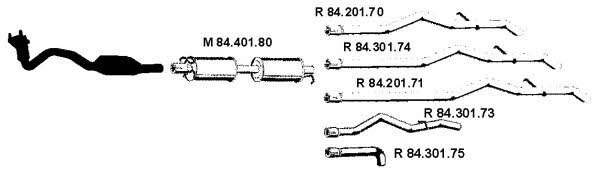 Eberspaecher 842026 Exhaust system 842026