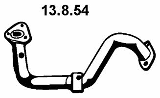 Eberspaecher 13.8.54 Exhaust pipe 13854