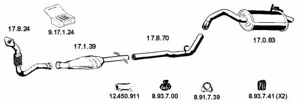  132114 Exhaust system 132114