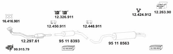  16_135 Exhaust system 16135