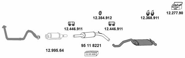 Eberspaecher 16_39 Exhaust system 1639