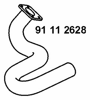 Eberspaecher 91 11 2628 Exhaust pipe 91112628