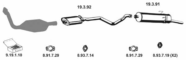 Eberspaecher 262065 Exhaust system 262065