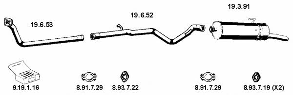 Eberspaecher 262068 Exhaust system 262068