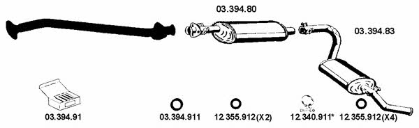 Eberspaecher 262224 Exhaust system 262224