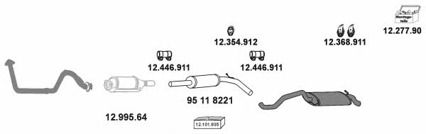 Eberspaecher 16_46 Exhaust system 1646