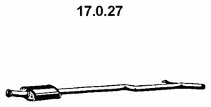 Eberspaecher 17.0.27 Central silencer 17027