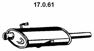 Eberspaecher 17.0.61 Central silencer 17061