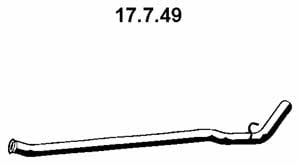 Eberspaecher 17.7.49 Exhaust pipe 17749