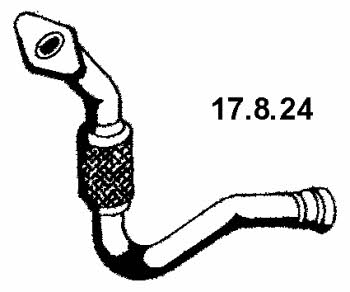Eberspaecher 17.8.24 Exhaust pipe 17824