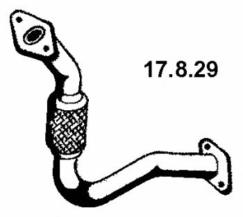 Eberspaecher 17.8.29 Exhaust pipe 17829