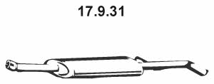 Eberspaecher 17.9.31 Central silencer 17931