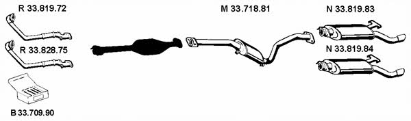  332041 Exhaust system 332041