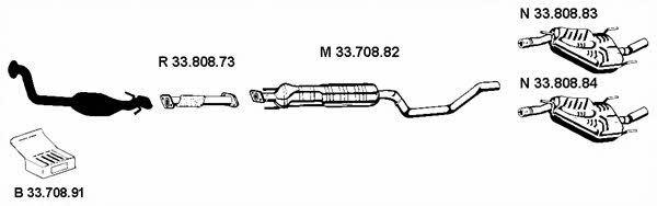 Eberspaecher 332043 Exhaust system 332043