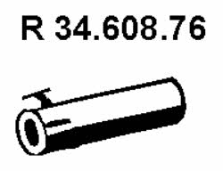 Eberspaecher 34.608.76 Exhaust pipe 3460876