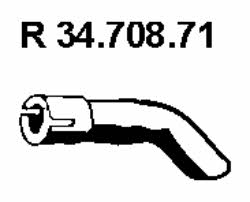 Eberspaecher 34.708.71 Exhaust pipe 3470871
