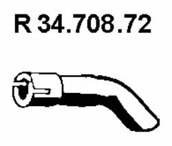 Eberspaecher 34.708.72 Exhaust pipe 3470872