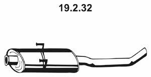 Eberspaecher 19.2.32 Central silencer 19232
