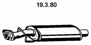 Eberspaecher 19.3.80 Central silencer 19380