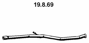 Eberspaecher 19.8.69 Exhaust pipe 19869