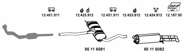 Eberspaecher 20_030 Exhaust system 20030