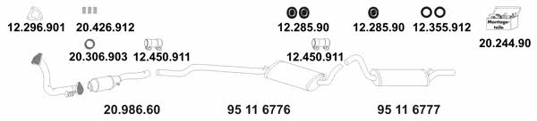  20_179 Exhaust system 20179