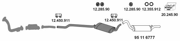 Eberspaecher 20_196 Exhaust system 20196