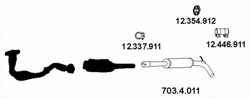 Eberspaecher AP_1145 Exhaust system AP1145