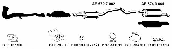 Eberspaecher AP_2194 Exhaust system AP2194