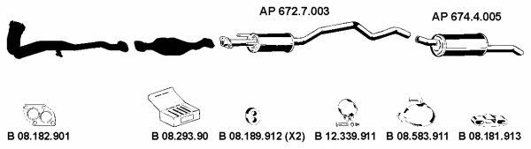 Eberspaecher AP_2231 Exhaust system AP2231