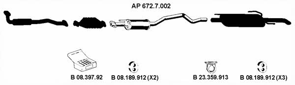 Eberspaecher AP_2236 Exhaust system AP2236